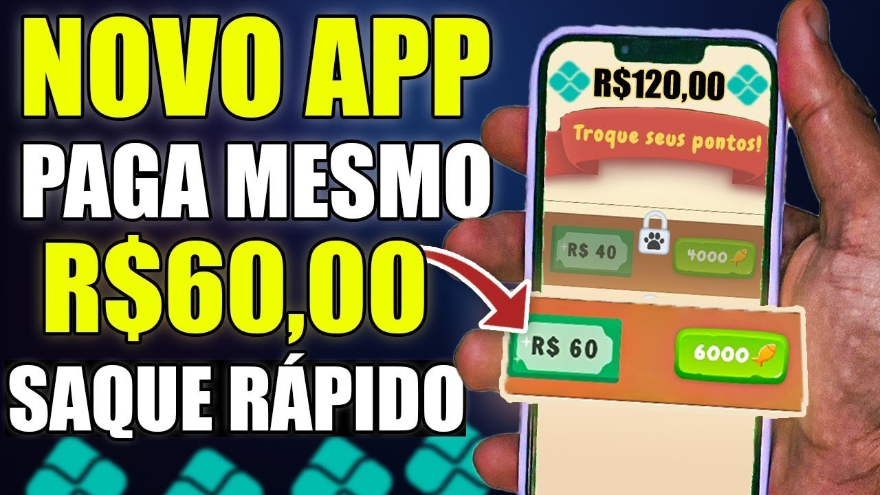 [Receba R$60 via PIX💸] Lançou APP para GANHAR DINHEIRO via PIX Rápido 💰 Jogo Pagando via Pix