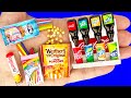 30 DIY MINIATURE REALISTIC HACKS AND CRAFTS : MINI FOOD, DOLLHOUSE CRAFTS, GAME CRAFTS, DIY CRAFTS