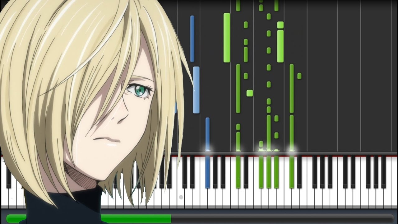 Agape - Yuri!!! on ICE [ユーリ!!! on ICE] EP 3 OST (Piano Synthesia Tutorial +  Sheet) - YouTube