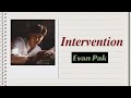 Evan Pak Intervention Lyrics 