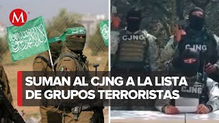 CJNG es equiparado con Hamás y Hezbollah por el uso de drones explosivos