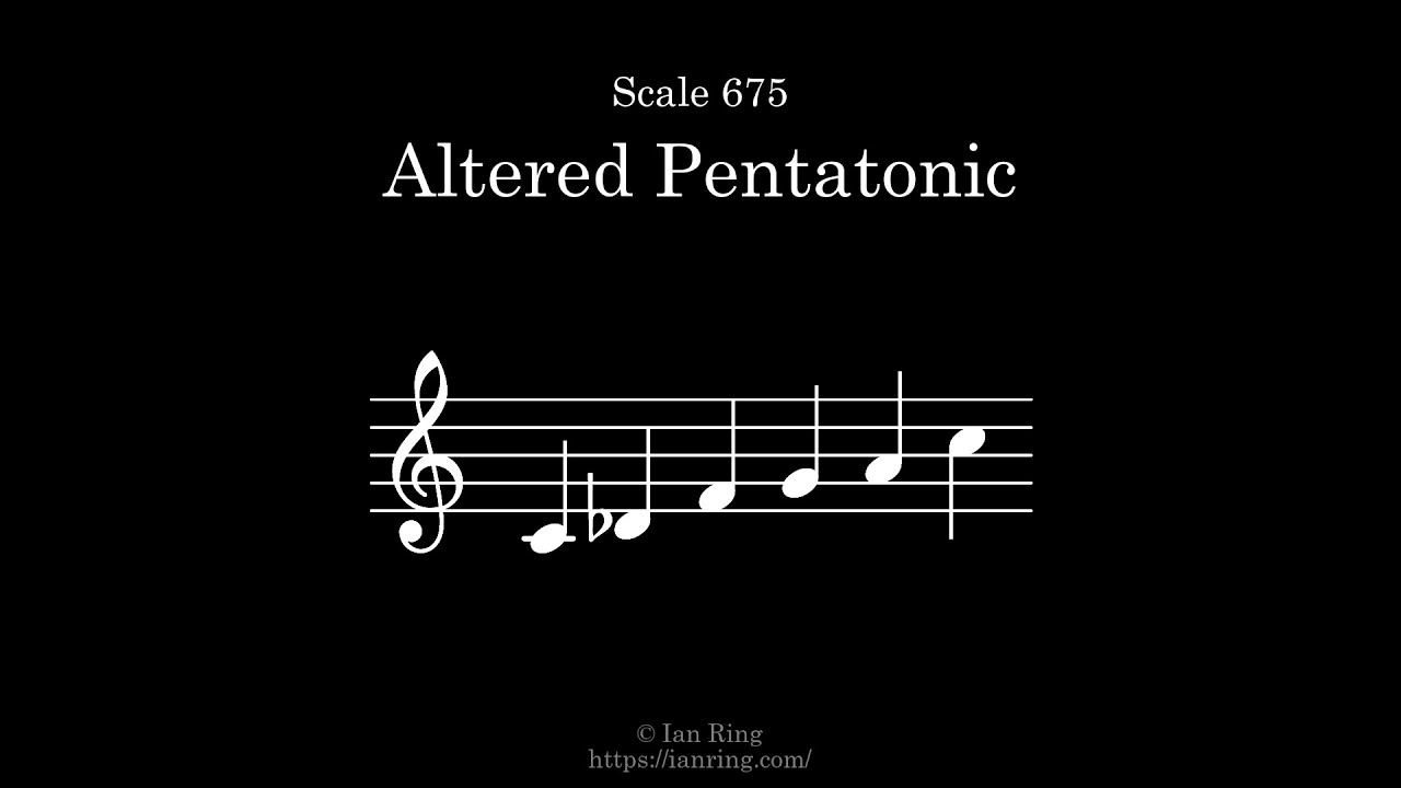 altered pentatonic scales