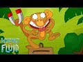 Jungle Monkey | HYDRO and FLUID | Funny Cartoons for Children