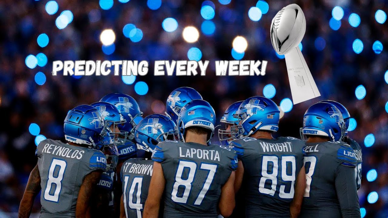 Detroit Lions 2024 NFL Record Predictions! YouTube