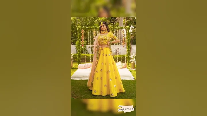 HALDI ceremony OUTFITS IDEAS 💛💛💛#haldiceremony #dresses #dressingideas