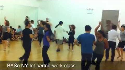 BAILA Society NY Salsa on2 partnerwork class, interm