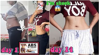 Abs in 2 weeks? Indian girl tried chloe ting's ab workout & results are SHOCKING!! ll35 inch to 26