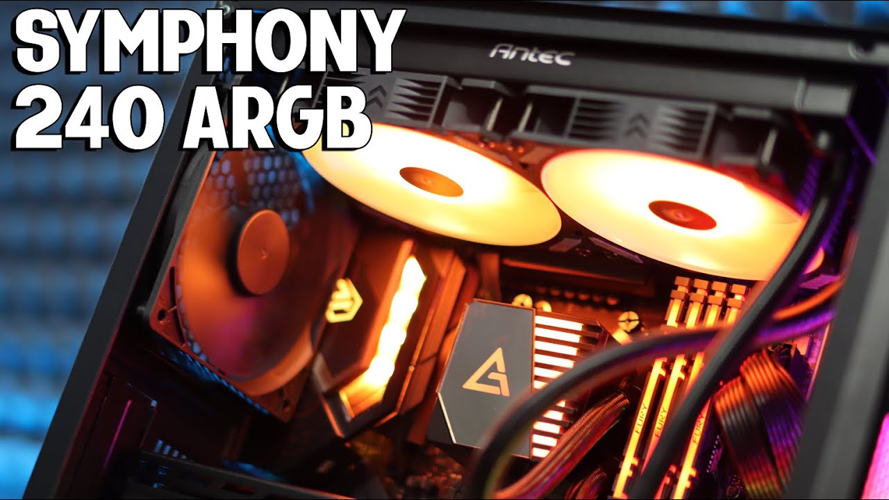 ANTEC Symphony 240 ARGB - Comparison to 360 and Thermals! - YouTube