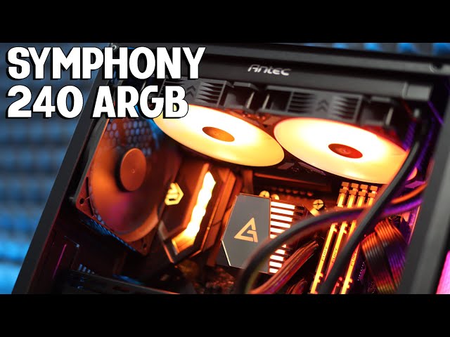 ANTEC Symphony 240 ARGB - Comparison to 360 and Thermals! - YouTube
