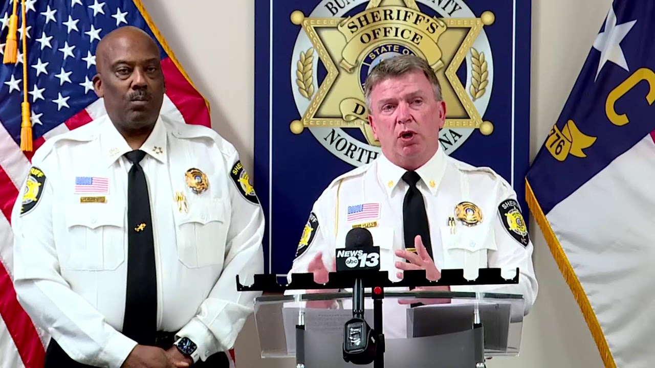 Buncombe County Sheriff's Office news conference
