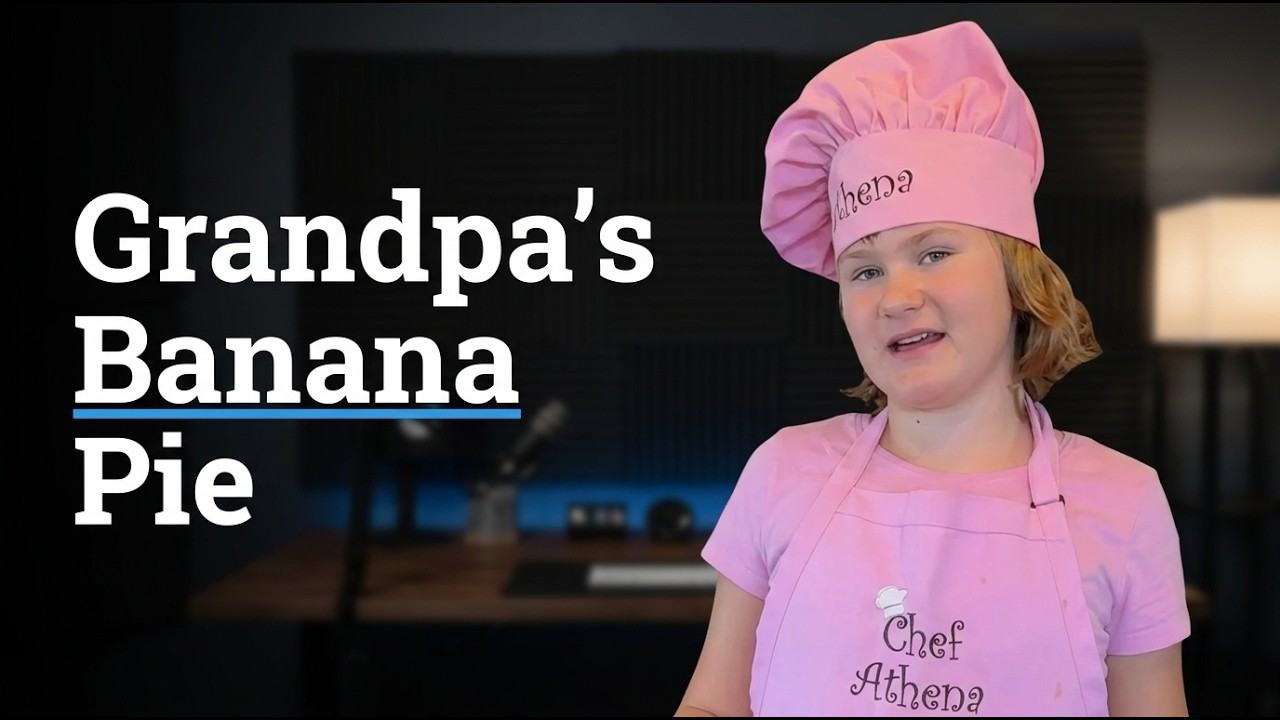 From Big Feelings to Big Dreams: Athena’s Back in the Kitchen Making Banana Cream Pie