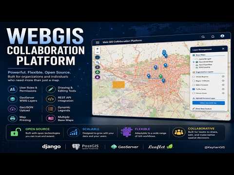 Web GIS Collaboration Platform | Django, PostGIS, GeoServer & Leaflet