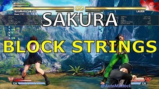 [SFV] Sakura Block Strings