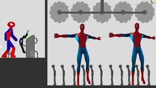 Stickman Backflip Killer 3 | Killer Mode All Levels - SPIDERMAN - Android GamePlay FHD Part 2