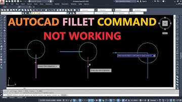De opdracht Fillet werkt niet in AutoCAD | Lijnen zijn niet coplanair