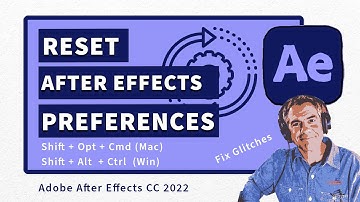 After Effects: How To Reset Preferences