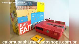 Videogame Twin Famicom Nintendinho de Cartucho e Disquete Completo A VENDA