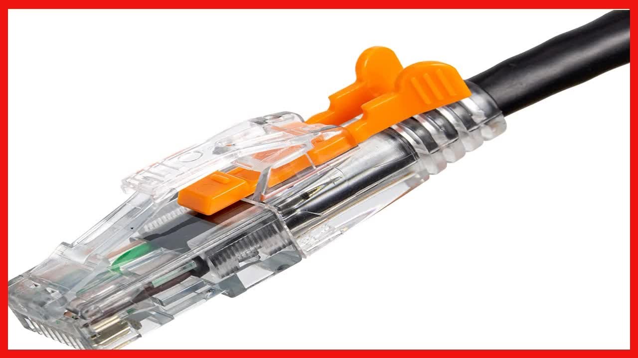 NTW 5ft Lockable CAT6 Ethernet Cable, net Lock RJ45 Ethernet Network Patch Cable UTP, Snagless