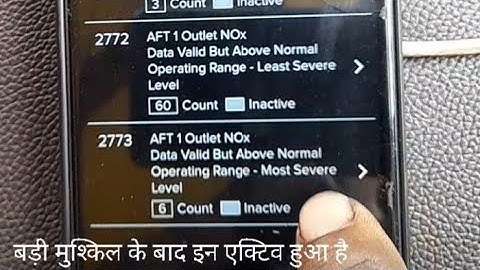 folt code 2772, 2773 inactive कैसे करेंl inline mini से कैसे करेंl