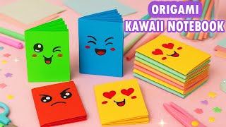 : Origami Kawaii Notebook | How to make a paper mini notebook | No Glue, No Scissors!