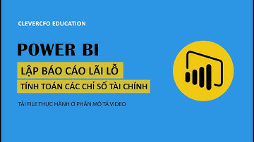 Power BI - Lập báo cáo lãi lỗ tập đoàn và tính các chỉ số tài chính