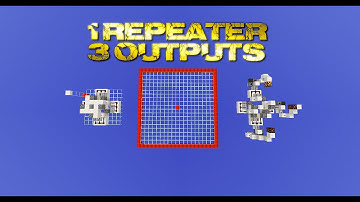 1 Repeater = 3 Outputs (directional Bud-switch)