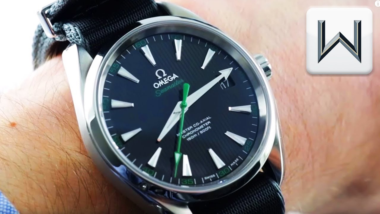 omega seamaster aqua terra golf green