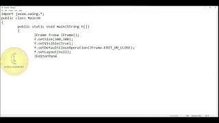 Java | Swing class 'JEditorPane' | CodeLearning