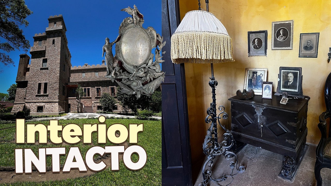 INTERIOR do Castelo Pedras Altas, mais de 100 anos escondido ali