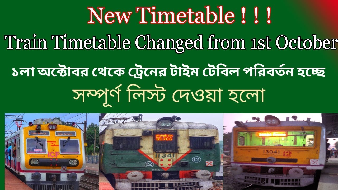 Southern Trains New Timetable