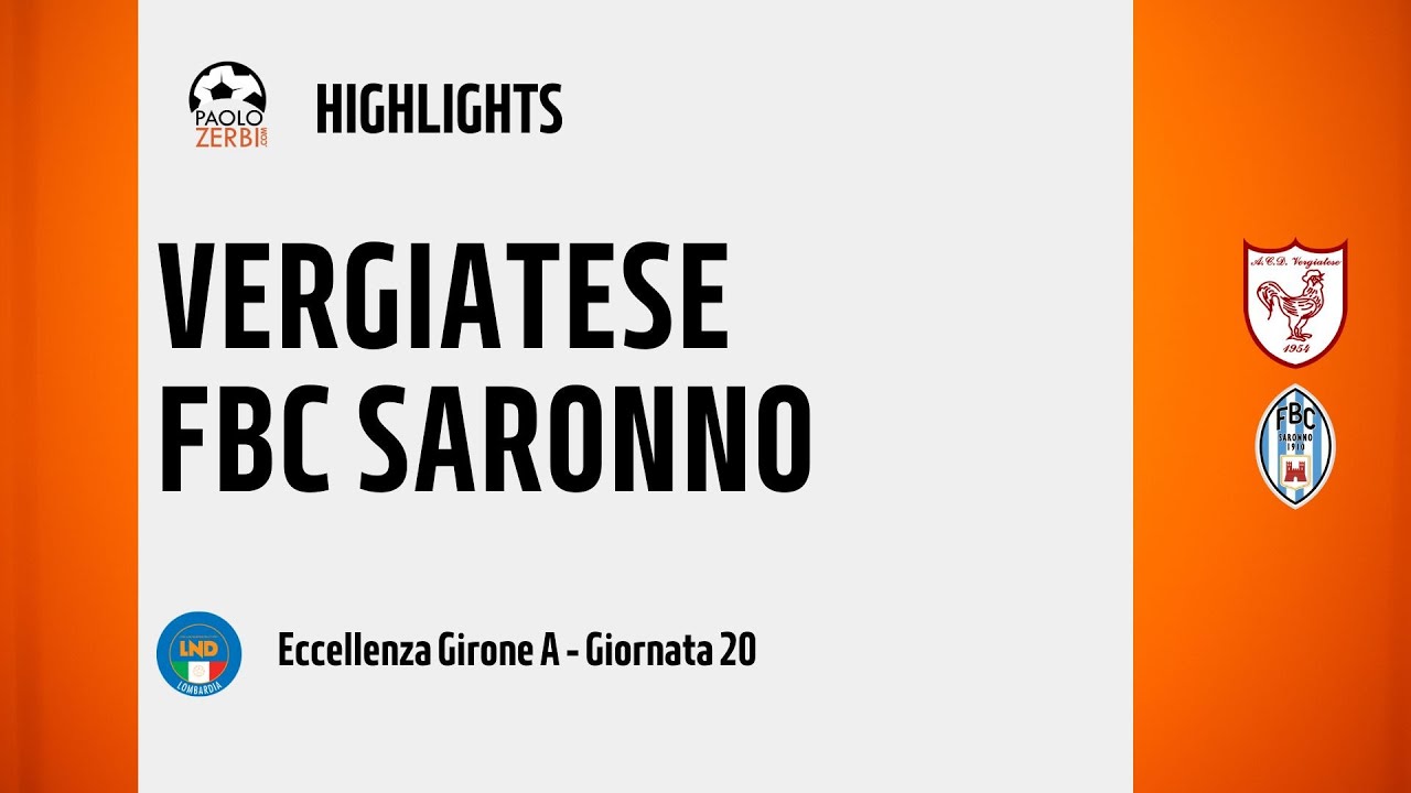 [HIGHLIGHTS] Eccellenza Girone A 24/25 Day 20 - Vergiatese - FBC Saronno