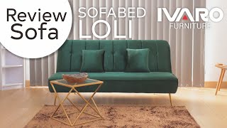 Sofa BED - Sofa Tidur - Sofa Kasur -SofaBed - Reklening LOLI  IVARO