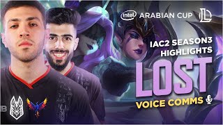 IAC 2 Season 3 Vs Lost Esports - اليوم الثانى عشر من كأس العرب الموسم الثالث (Voice Comms)