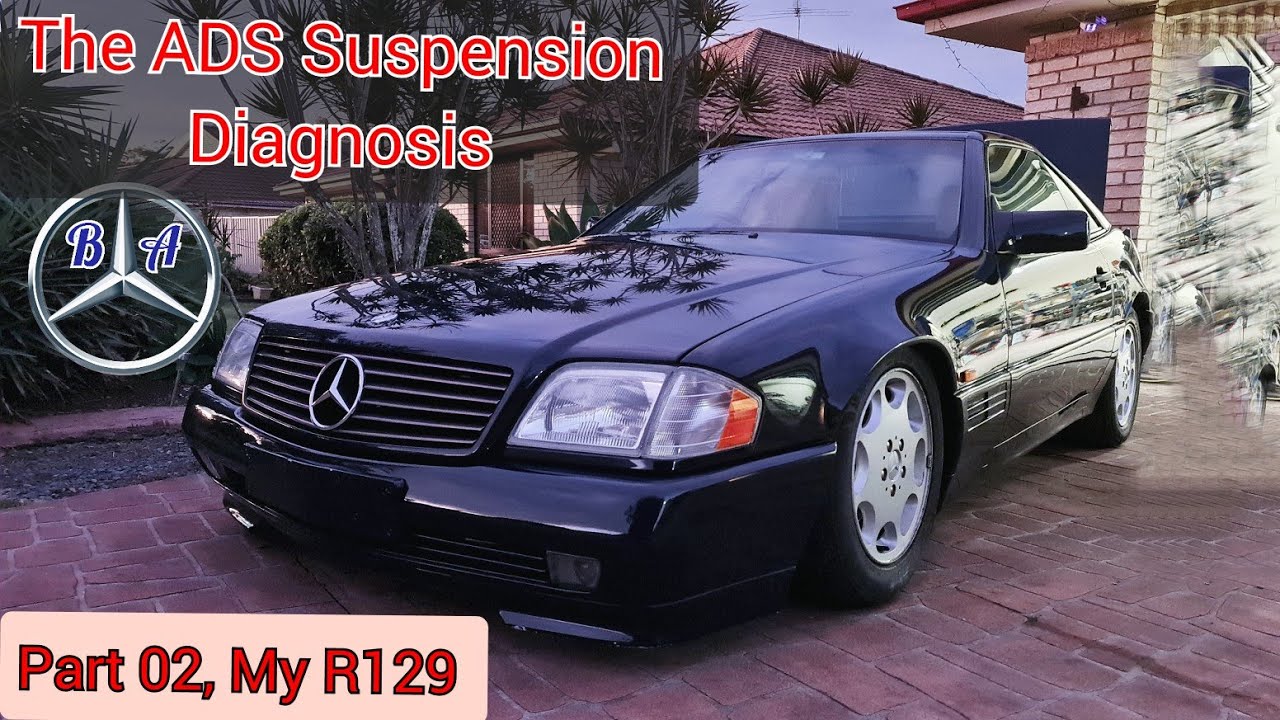 R129 SL500, Part 2 Diagnosing ADS Suspension... YouTube