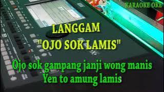 Langgam Ojo Lamis || Karaoke || #campursari