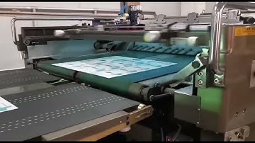 Automatic spot Uv screen printing equipment