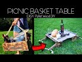 How to Make a Picnic Basket -DIY- Made from Pallet Wood