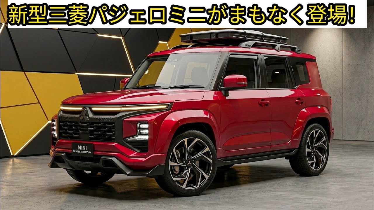 Shocking Return] The All-New Mitsubishi Pajero Mini is Here! Ultra