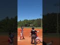 Bro turned the outfield into a tanning area and LAID OUT ☀️ 🧤