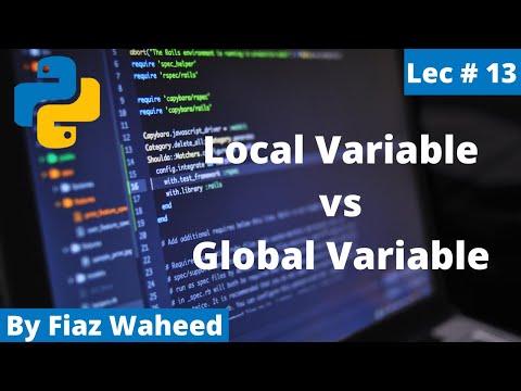 Local vs Global Variables|Variable Scope ,Lec#13 |Python Complete Course for Beginners in Urdu/Hindi