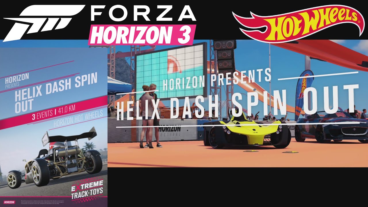 Forza Horizon 3 Hot Wheels - Championship - Helix Dash Spin Out - Unbeatable difficulty