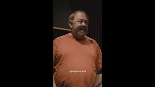 Mark Addy voices our beloved Hagrid