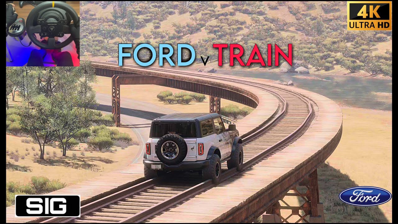Auto V's Train 😱 Ford Bronco v/s Train |😱 4K UHD | Forza Horizon 5 | Xbox Series X ...