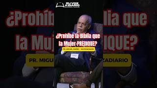 ¿Prohíbe la Biblia que la Mujer PREDIQUE? 🗣 Pr. Miguel Nuñez #teologiareformada #biblia #shorts