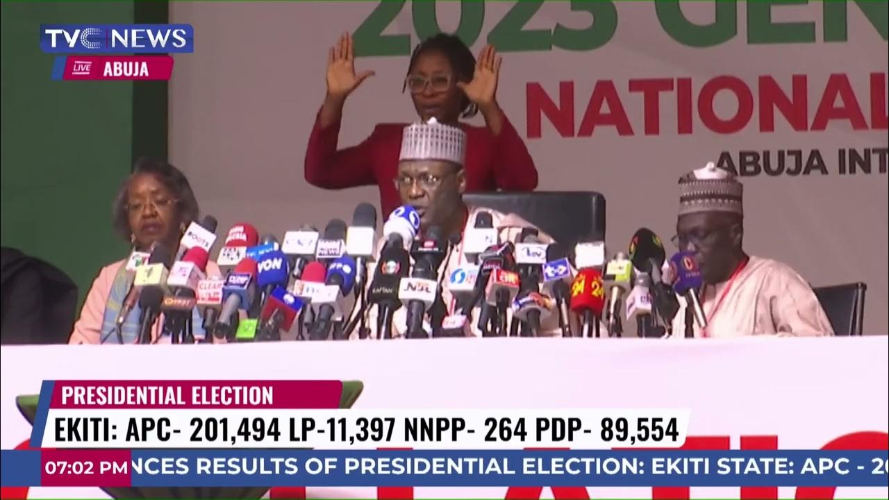 BREAKING: INEC National Collation Centre To Reconvene 11Am Monday