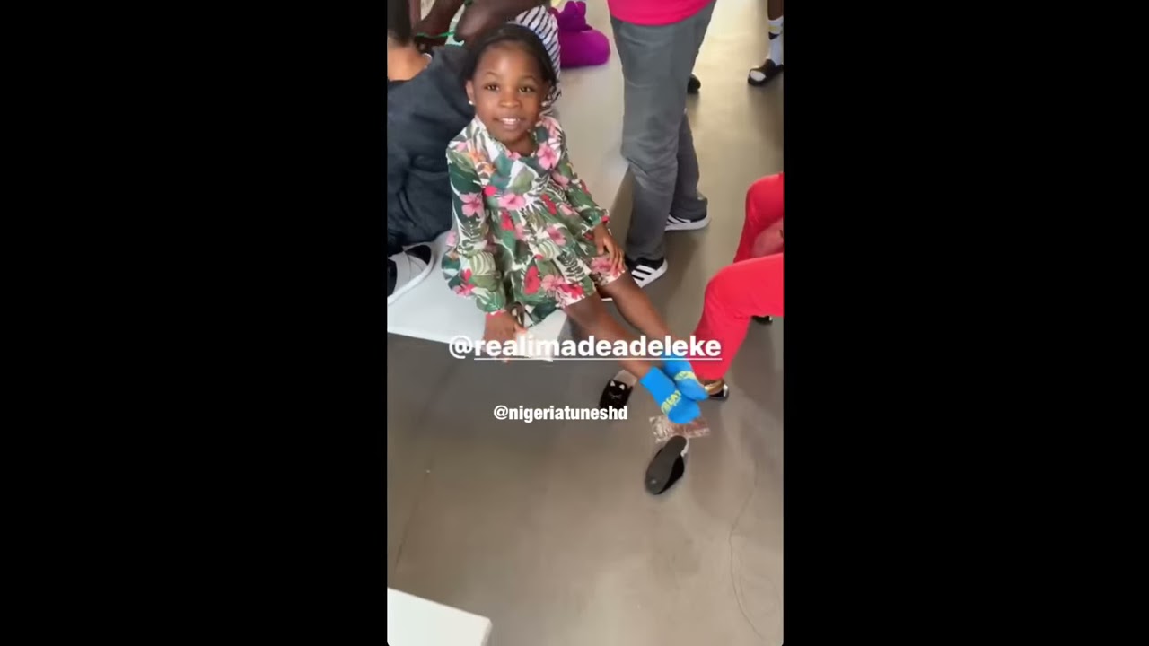 Davido Spend Quality Time With His Daughter Imade
