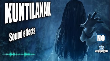 Ghost woman, scary groaning, ghost laughing, ghost crying, kuntilanak, sound without copyright