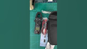 A clamp meter has AC and DC current measurement function