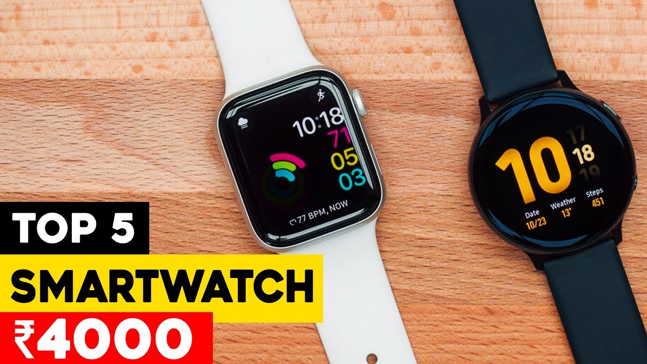 Top 5 Best Smartwatch Under ₹4000 (2023) ⚡ Best Smartwatch With GPS