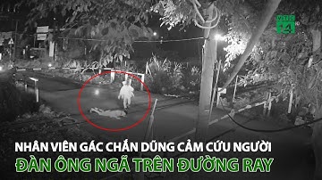 Nhân viên gác chắn dũng cảm cứu người đàn ông n.g.ã trên đường ray | VTC14